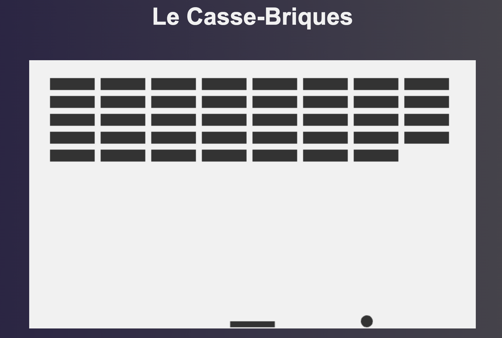 jeu du casse briques